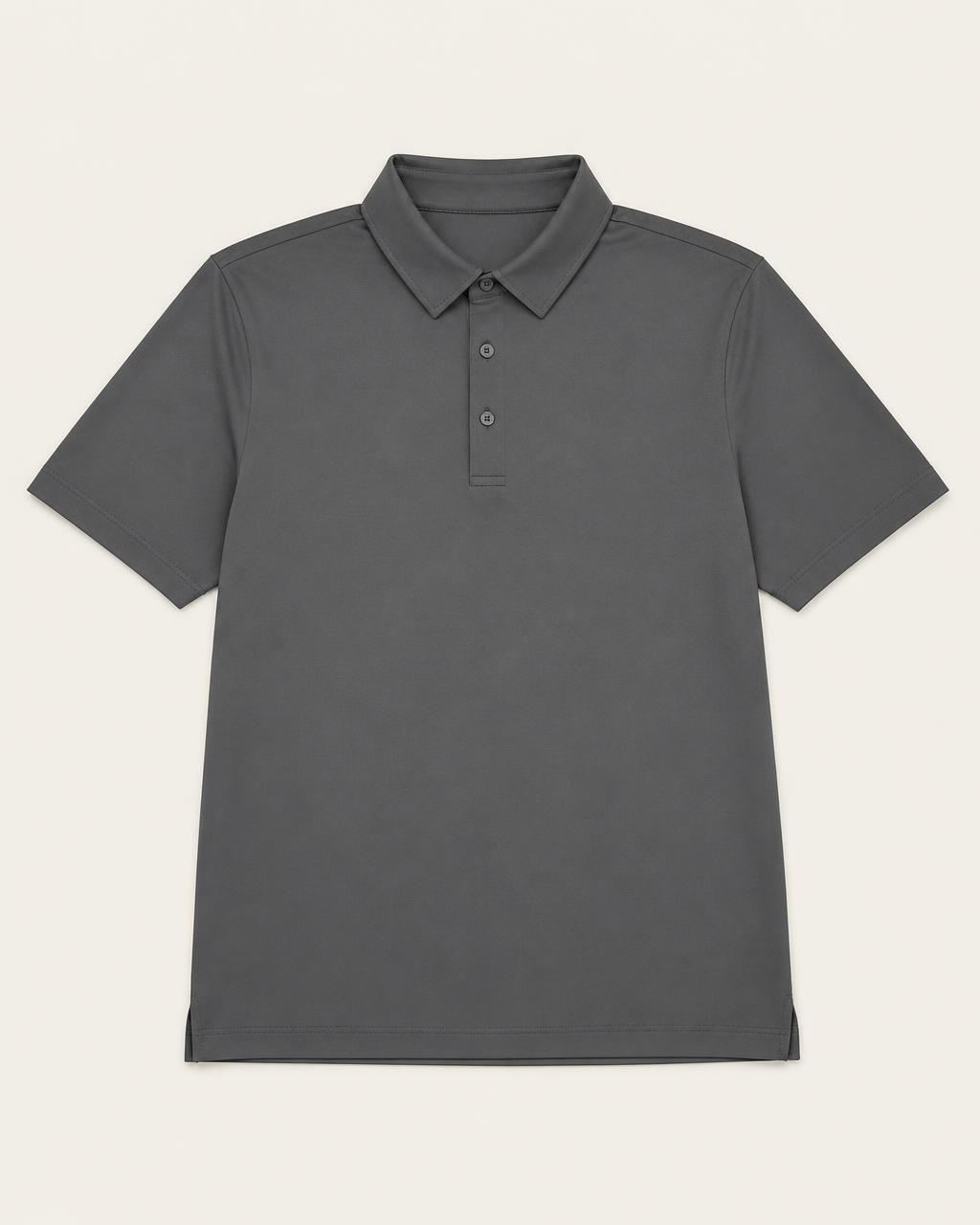 Polo 01 in Charcoal